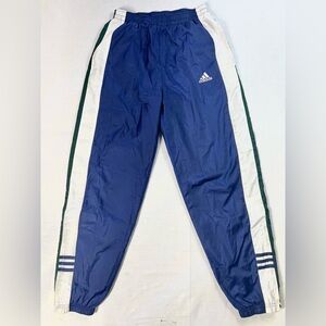 Y2K Vintage Adidas Track Parachute Pants Size S – Nylon Joggers 3-Stripes